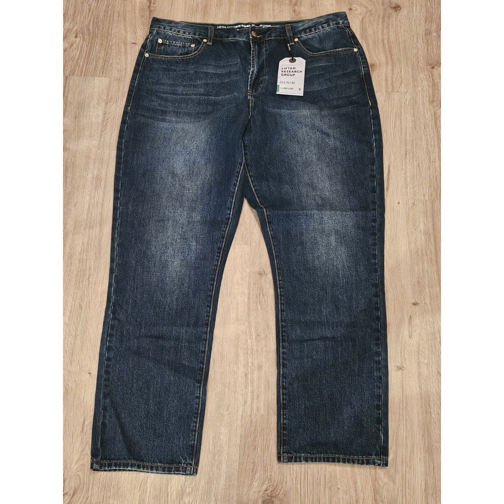 LRG 1947 Denim Jeans True Straight Size 40 Blue Brand New With Tags